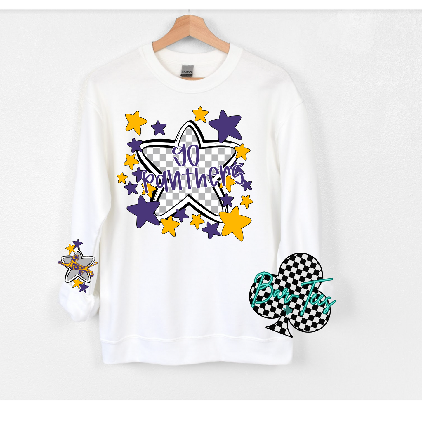 Custom Star Mascot Sweatshirts & Long sleeve tee