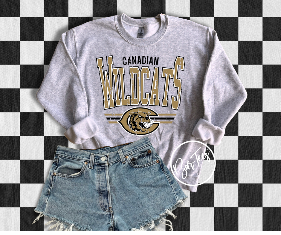 TODDLER Canadian Wildcats Retro Spirit
