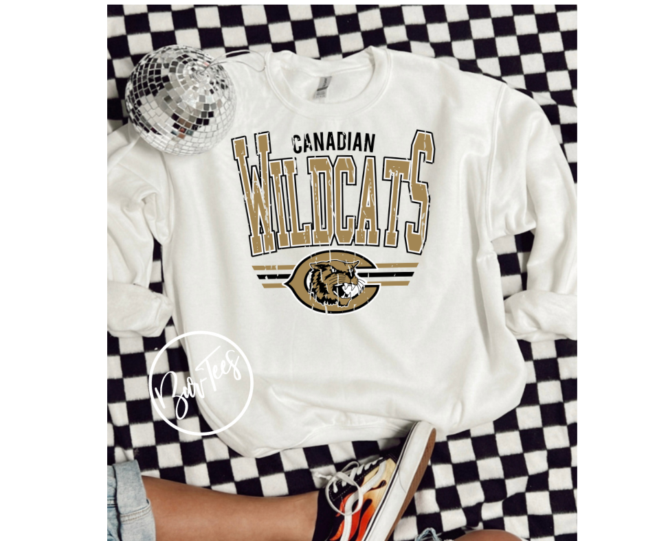 ADULT Canadian Wildcats Retro Spirit