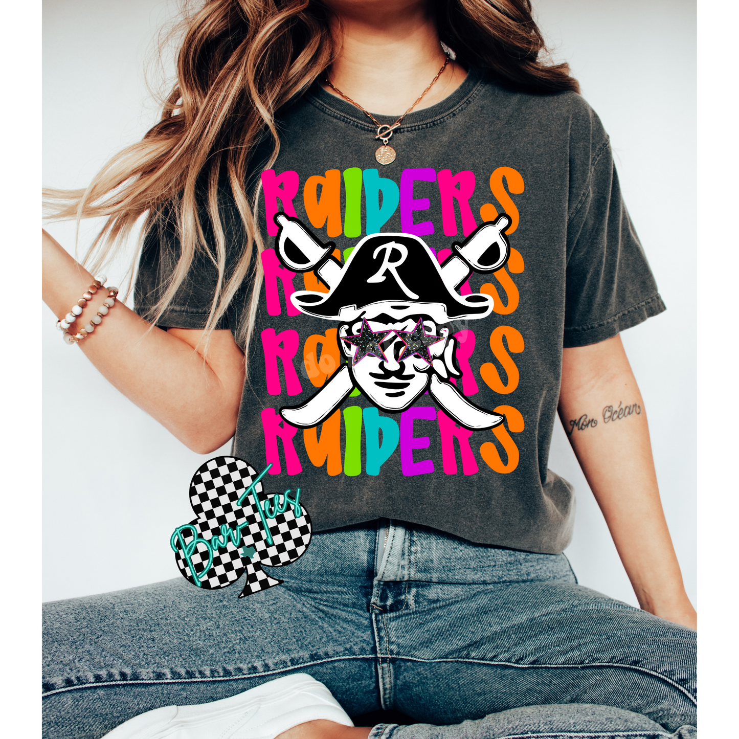 Raiders Bright Mascot Tee