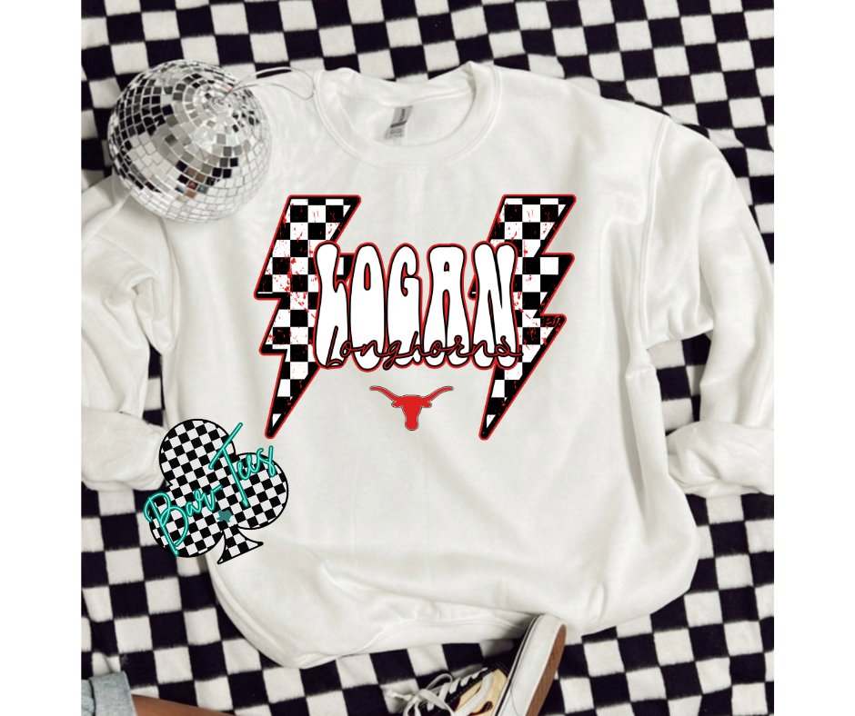 Youth Logan Lightning Sweatshirt or Tee