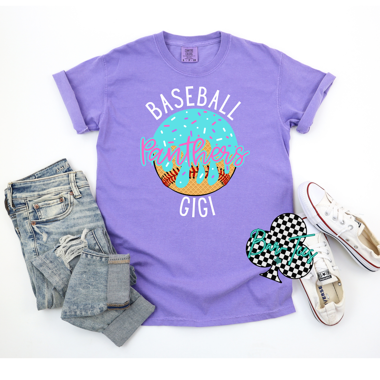Baseball & Softball Drip Sweatshirt or Tee