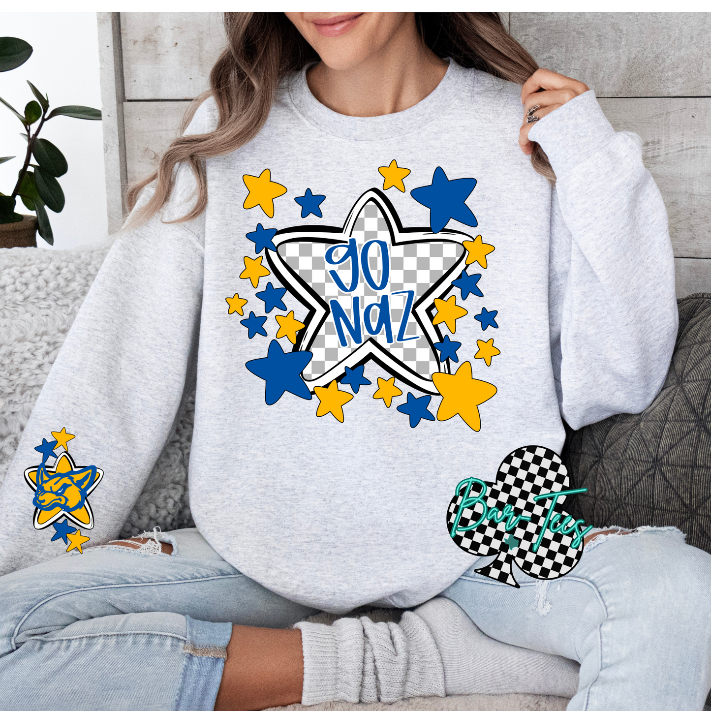Custom Star Mascot Sweatshirt