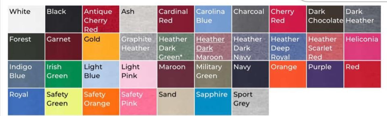 Custom Name/Word Raggy Embroidered Gildan Sweatshirt