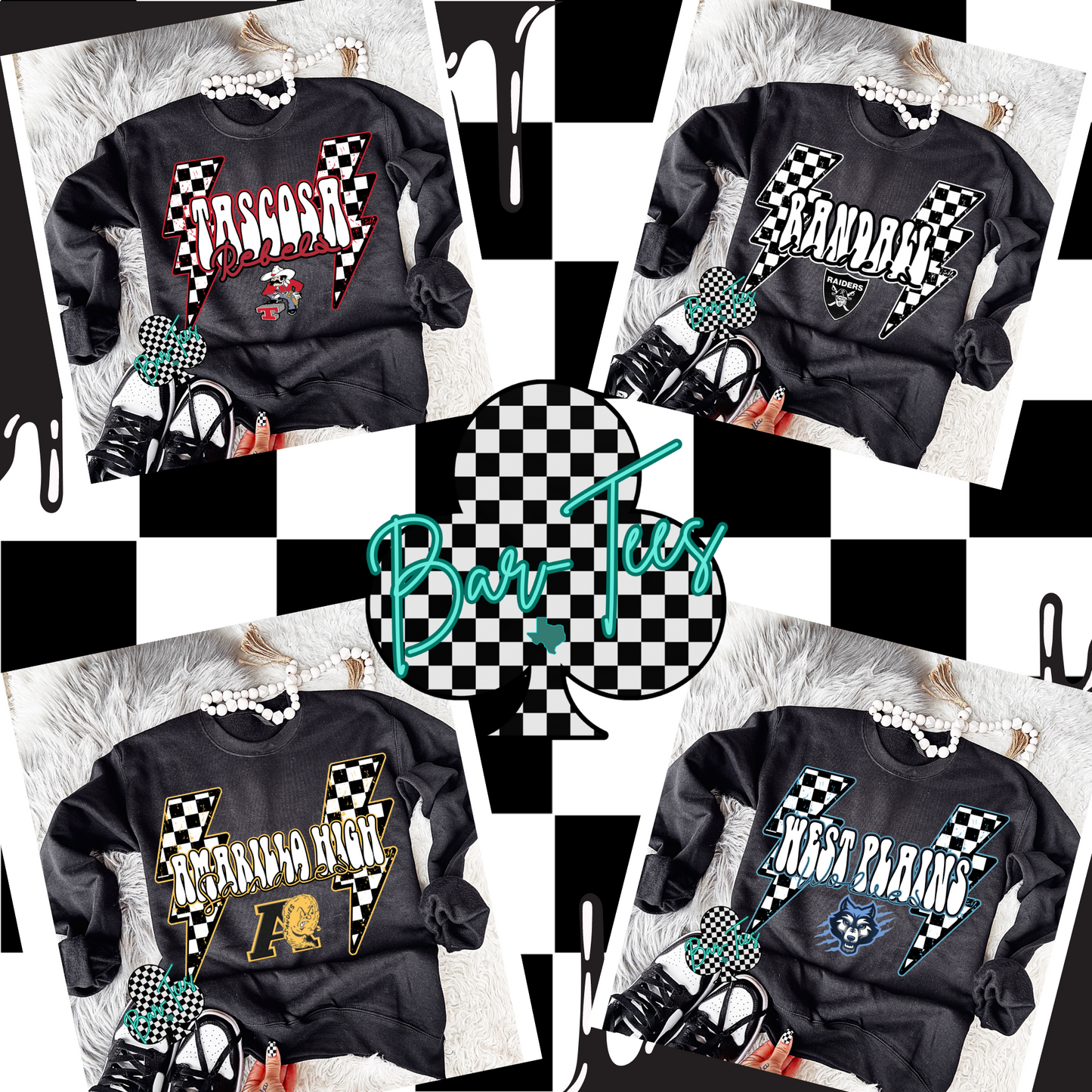 Amarillo High Lightning Sweatshirt or Tee