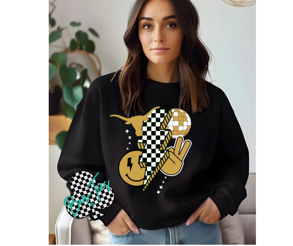 Adult Retro Lightning School Spirit