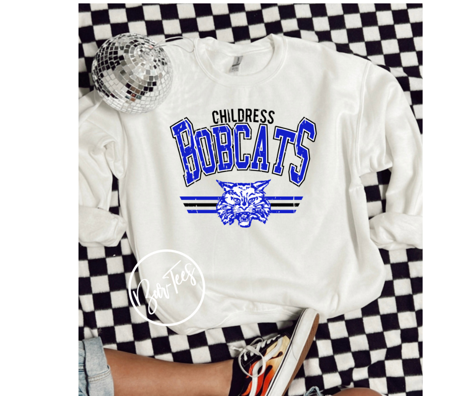 YOUTH Childress Bobcats Retro Spirit