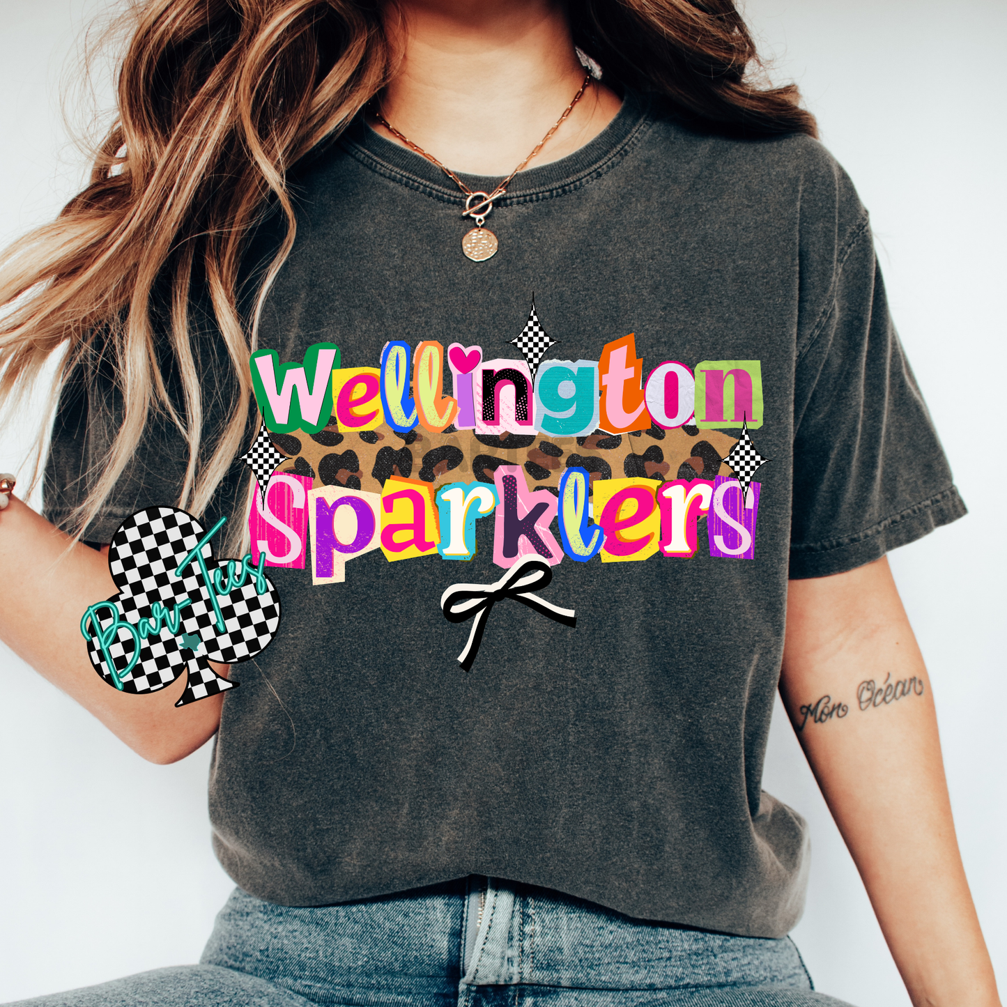 Custom Funky Font Design Tee or Sweatshirt - Adult