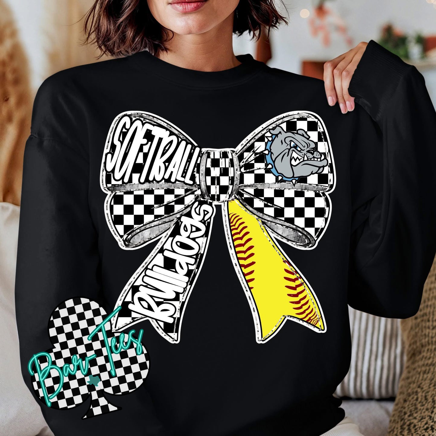 Sports Bow Tee or Sweatshirt