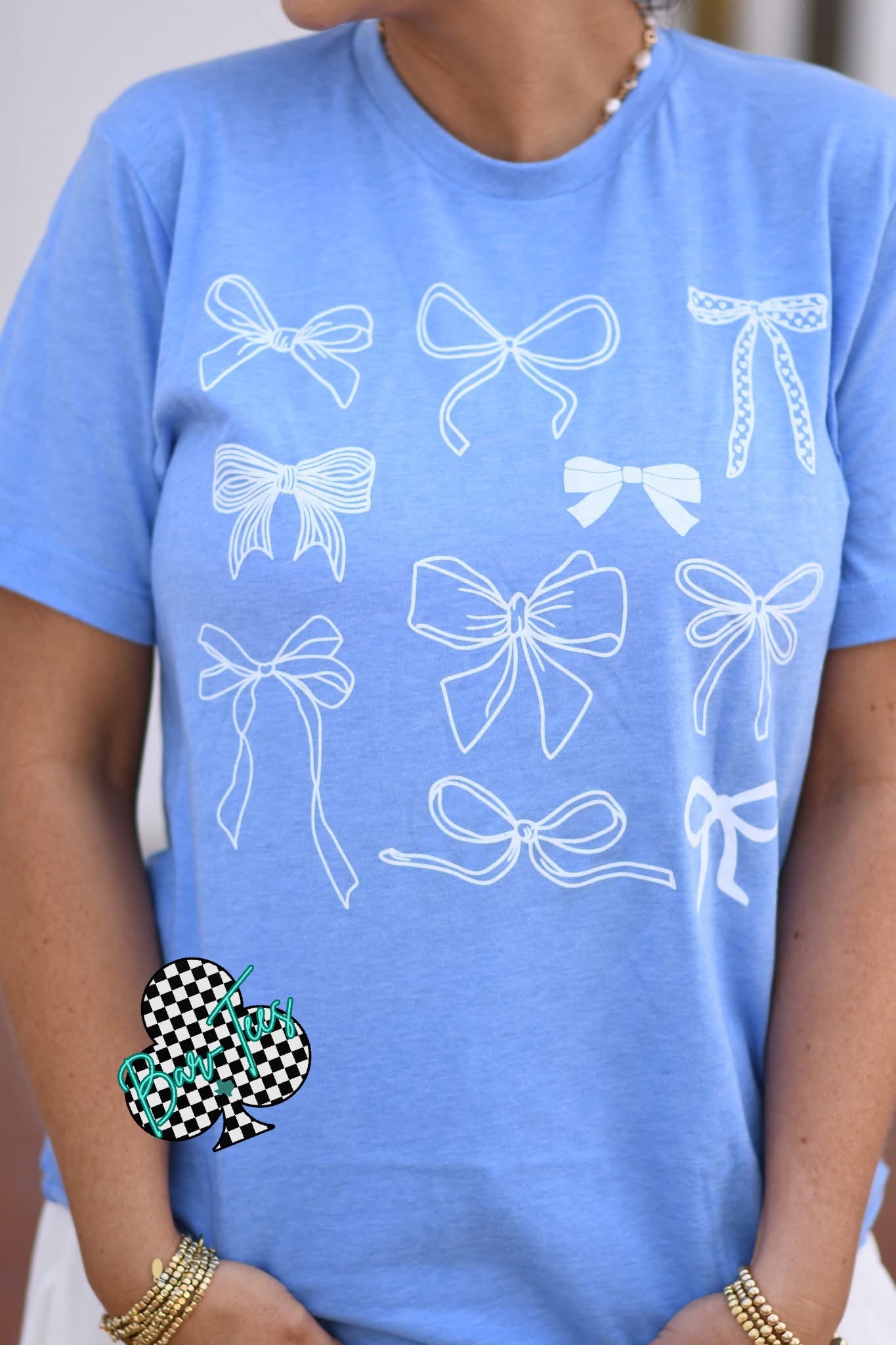White Bows Tee