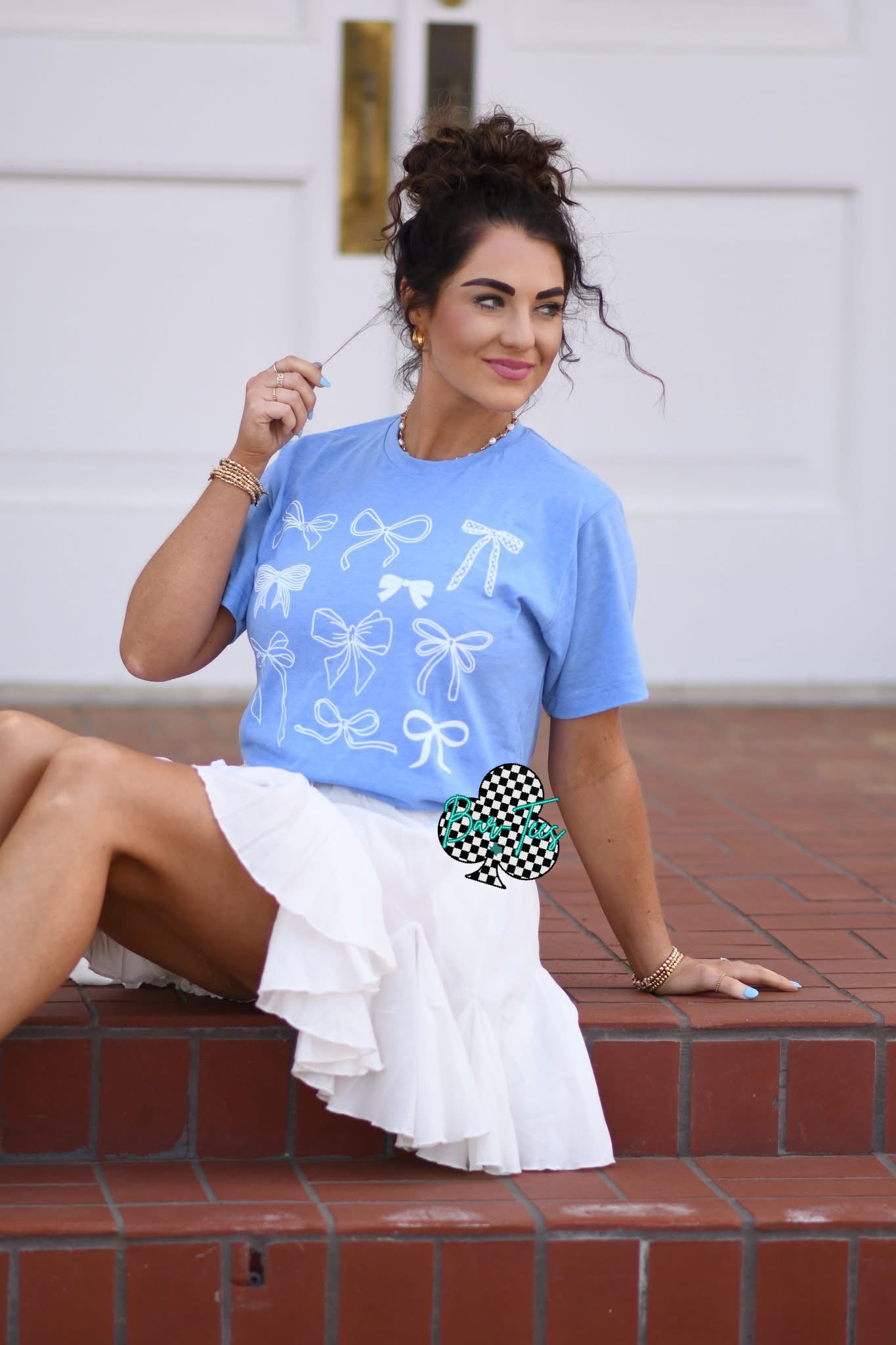 White Bows Tee