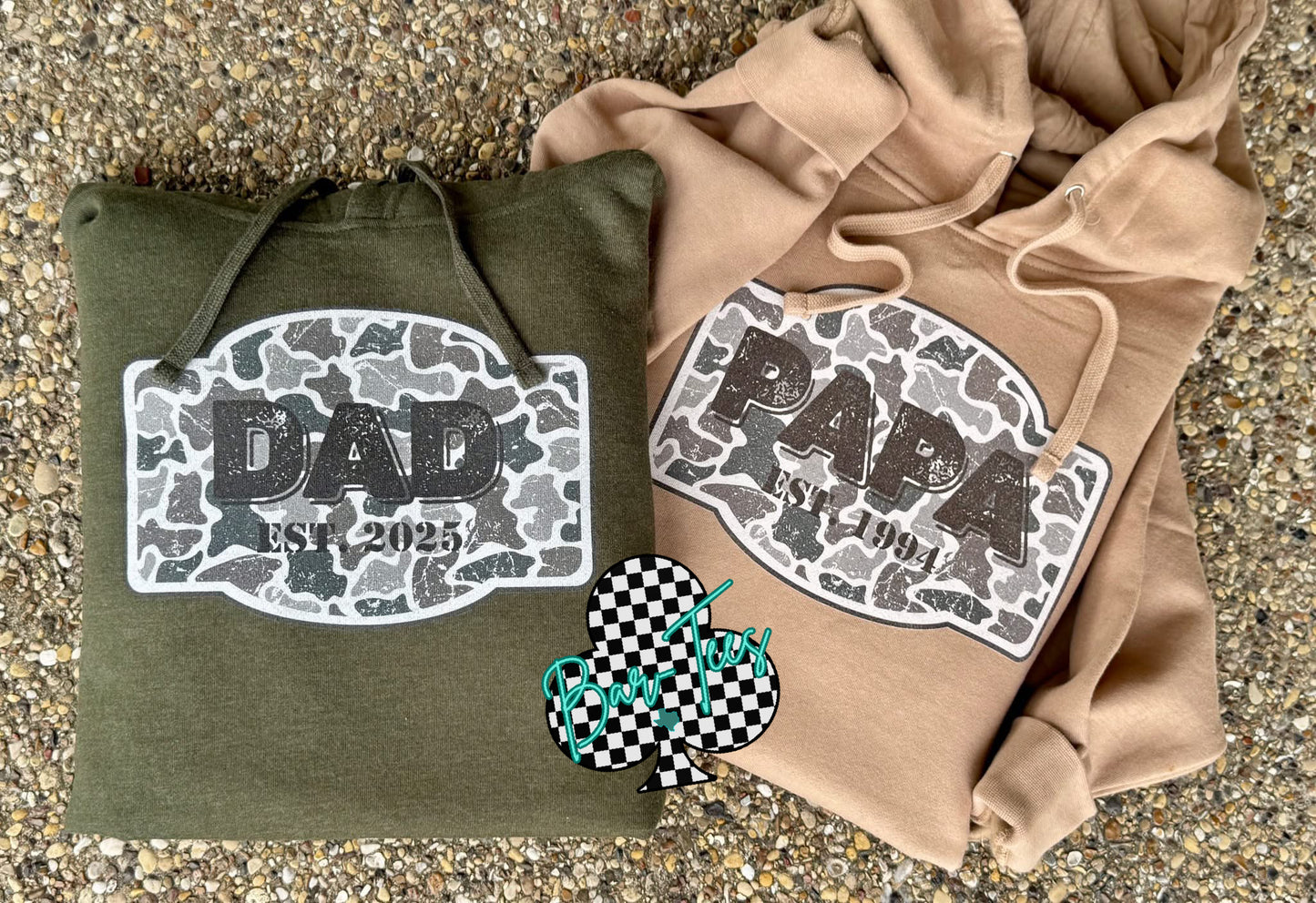 Pink Friday Deal #4 - Custom Camo Dad Hoodie