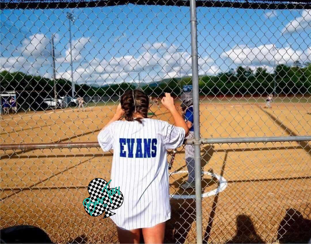 Custom Baseball Jersey (front & back design)