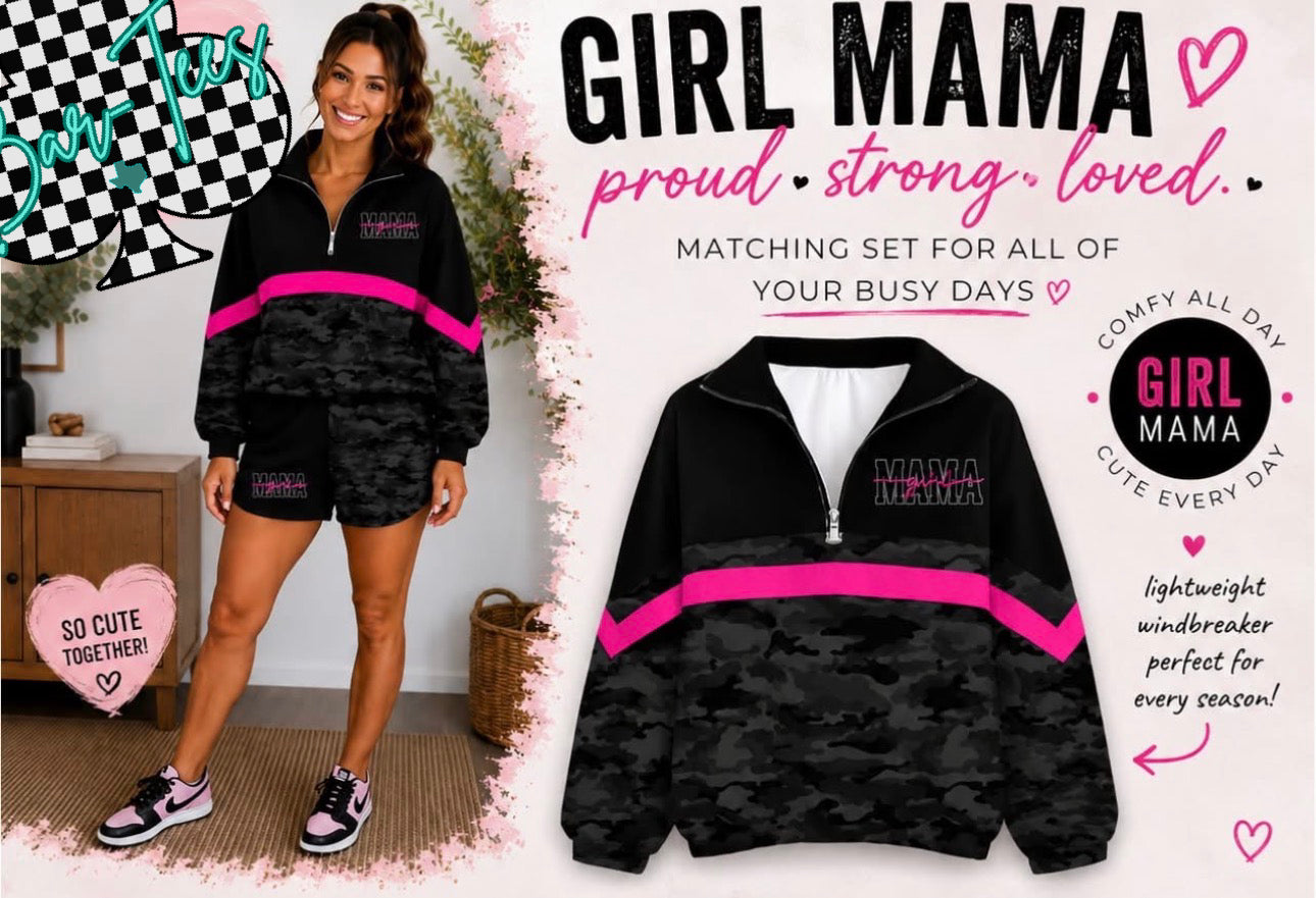 MAMA matching Set (pullover - size up 1 and shorts tts)