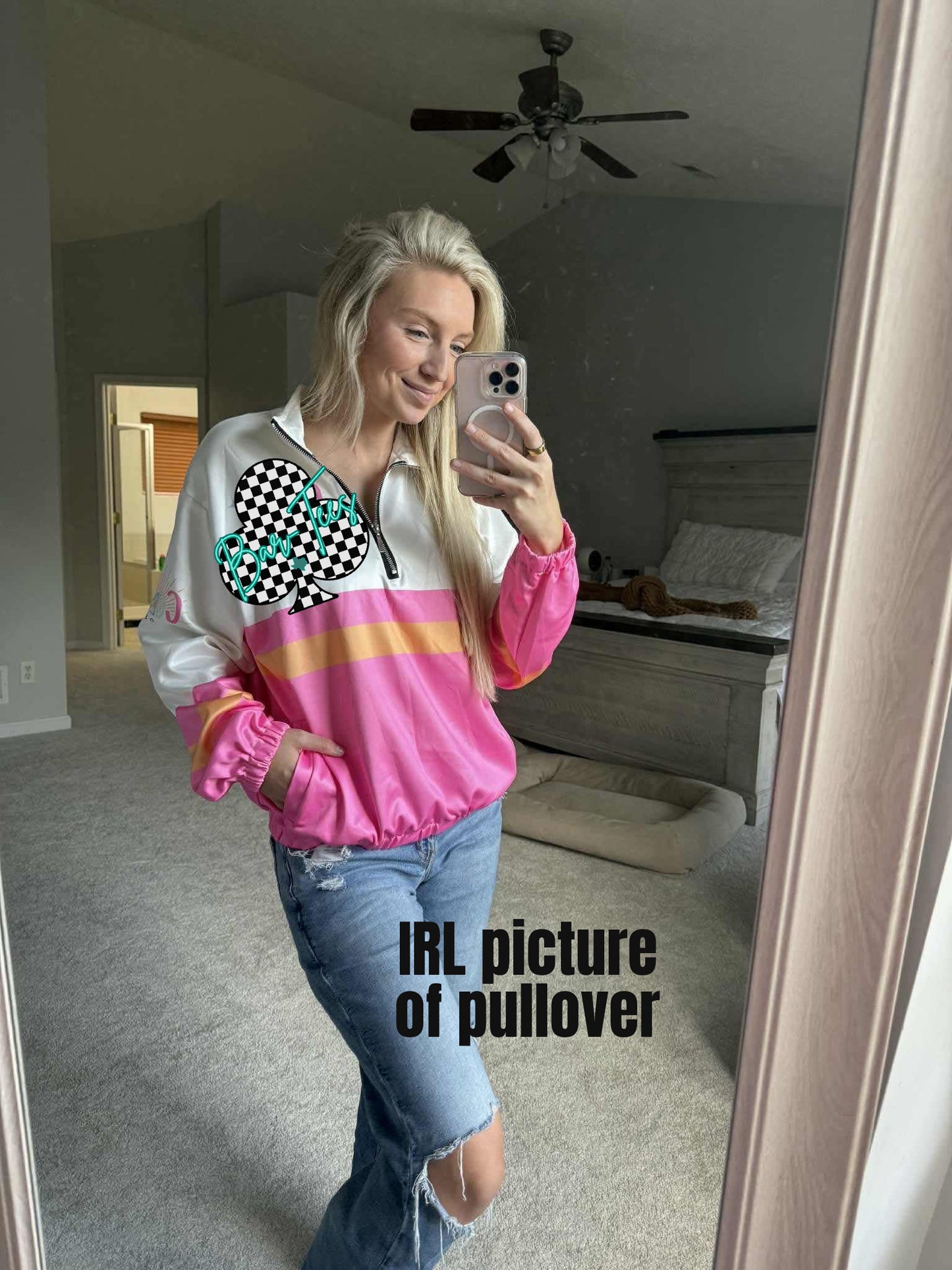 Scuba Pullover with Pattern Bottom (size up 1 in adult sizes)