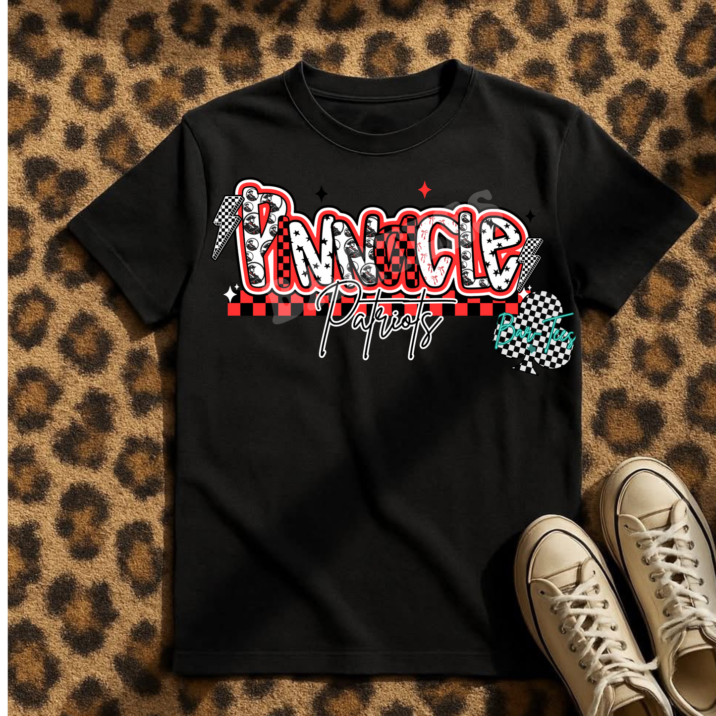 Pinnacle Patriots Mascot Font Tee/Sweatshirt