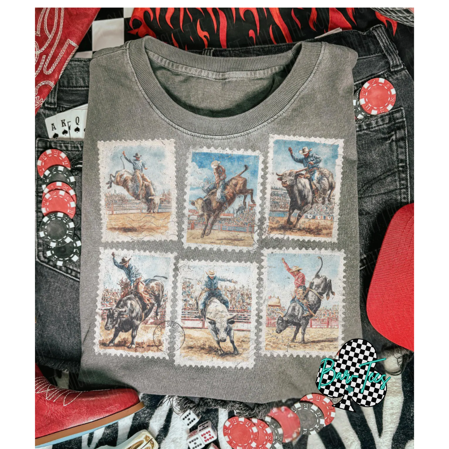 Western Bucking Bulls Tee/sweatshirt