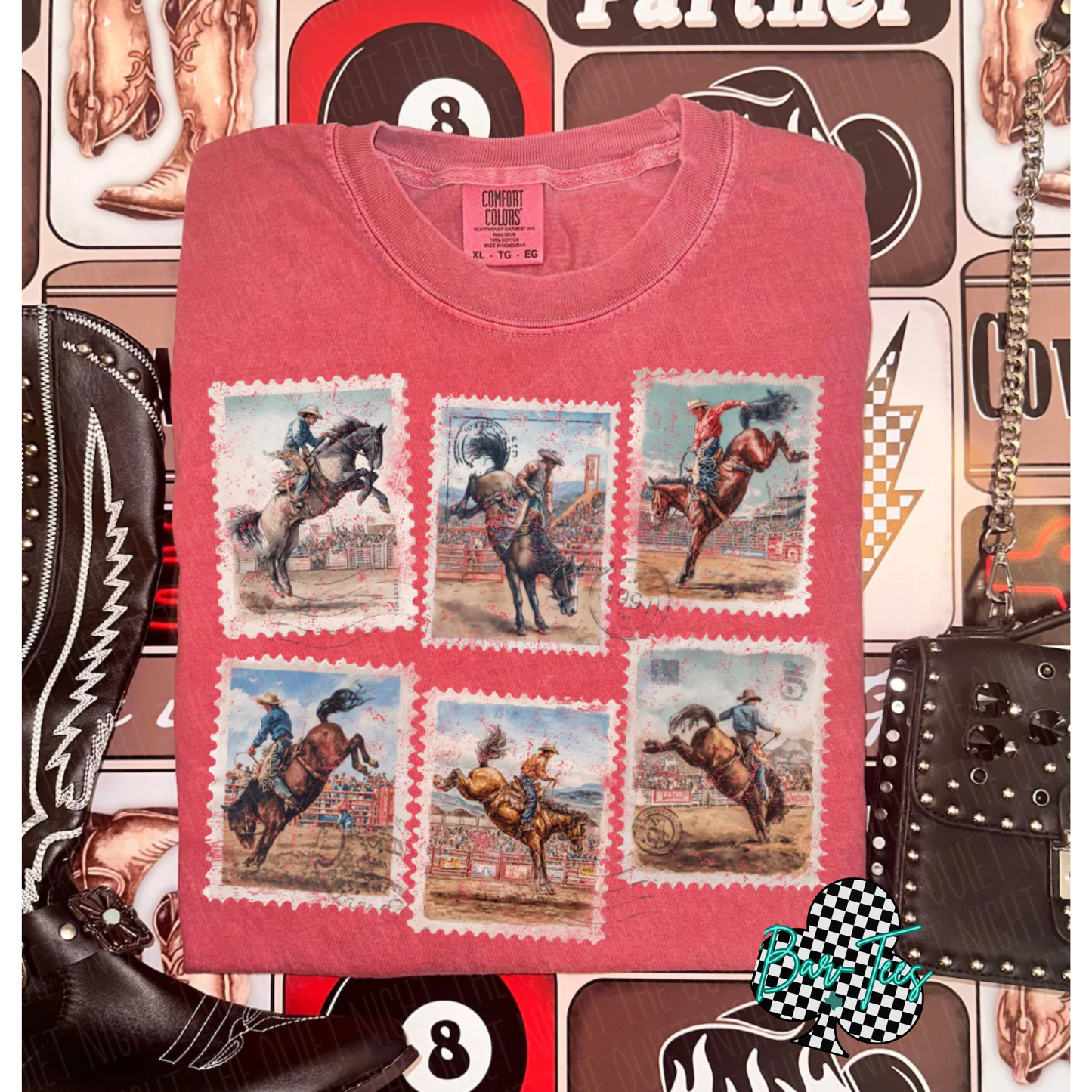 Western Bronc Rider Tee/sweatshirt