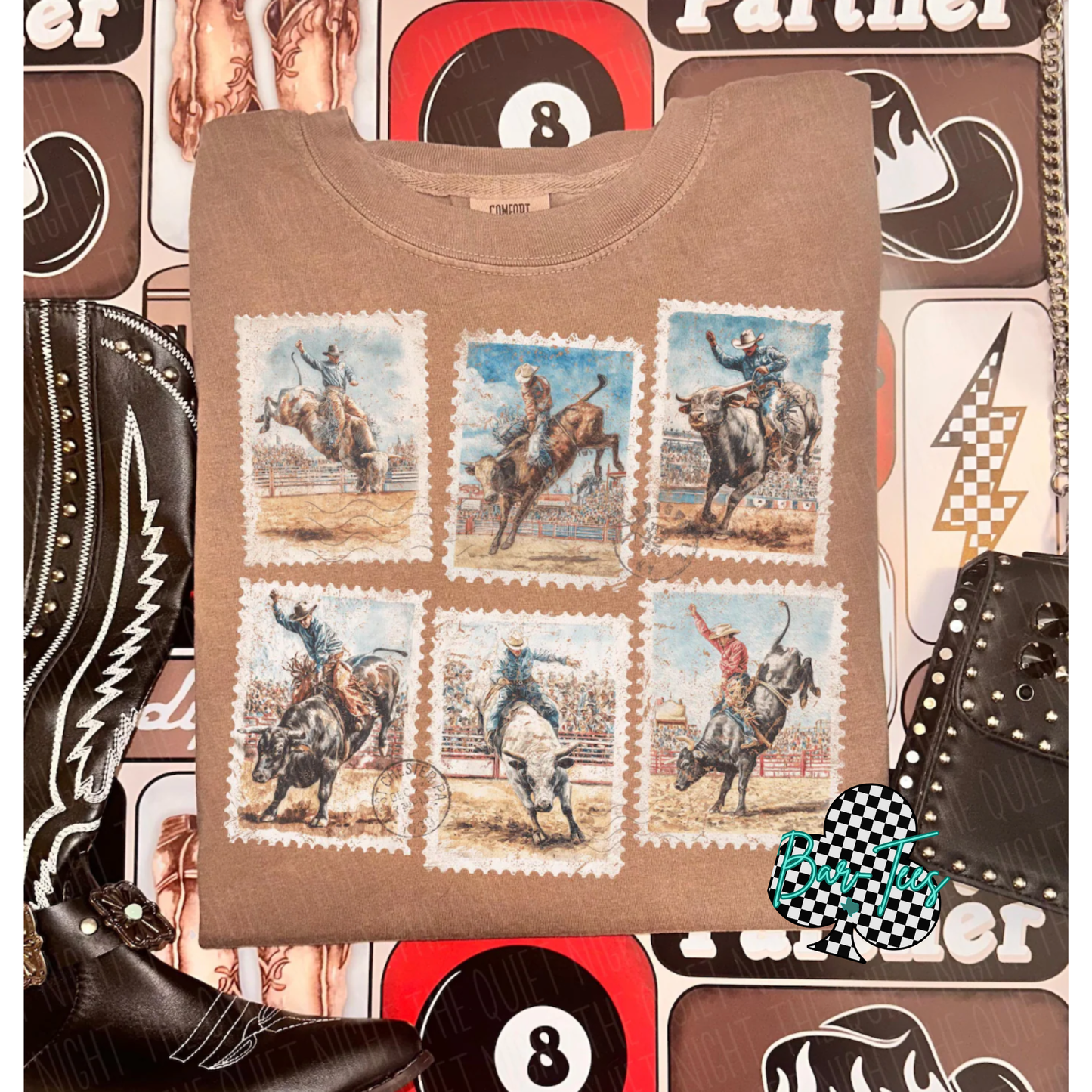 Western Bucking Bulls Tee/sweatshirt