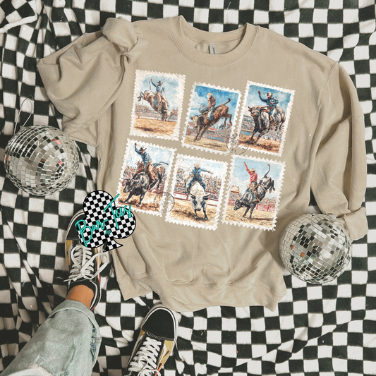 Western Bucking Bulls Tee/sweatshirt