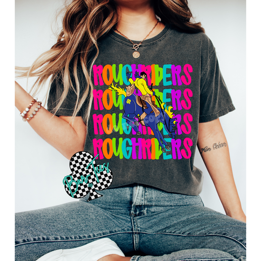 Roughriders Bright Mascot Tee