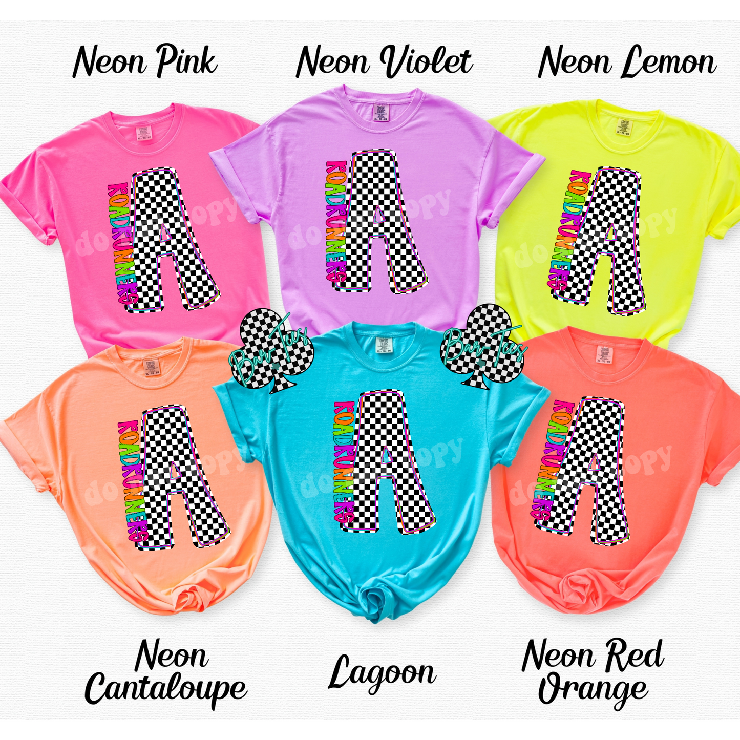 Arden Roadrunners Neon Checkered Monogram