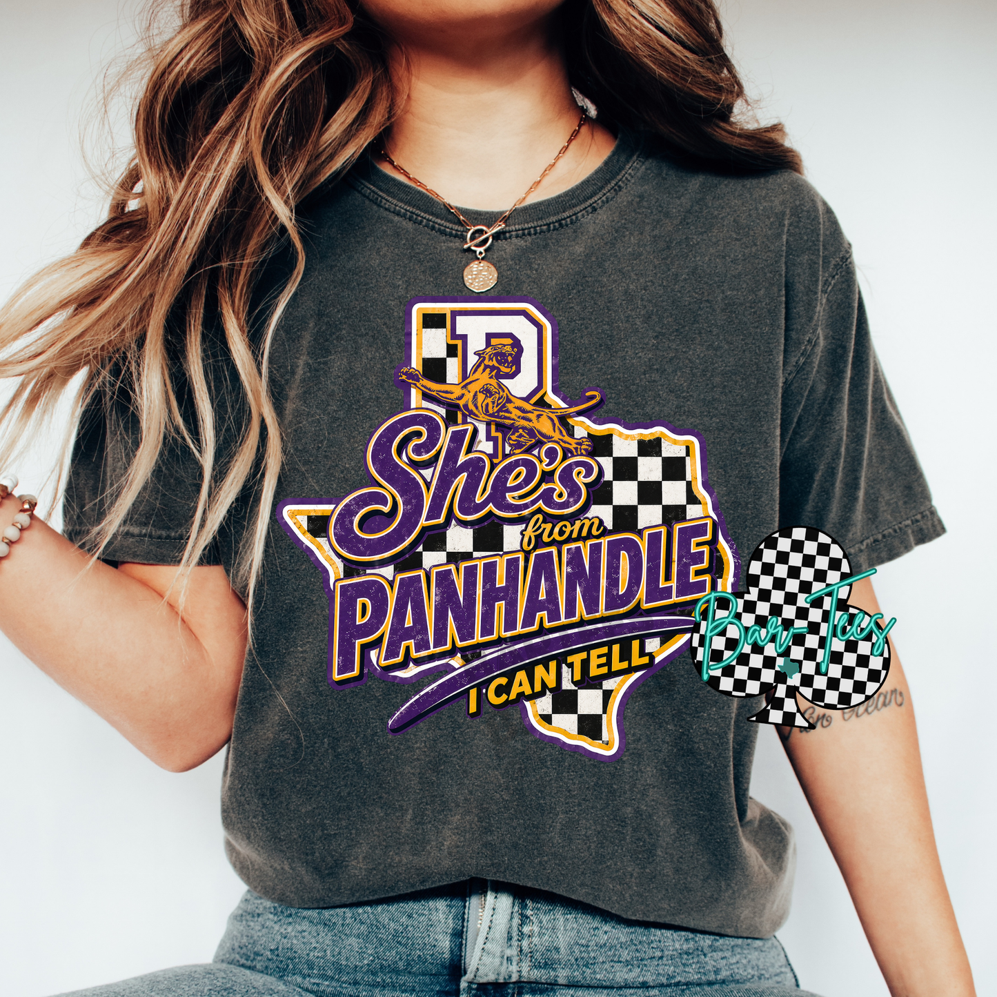 She's from.... school pride tees