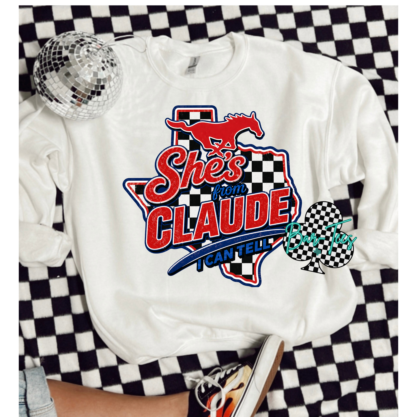 She's from.... school pride tees