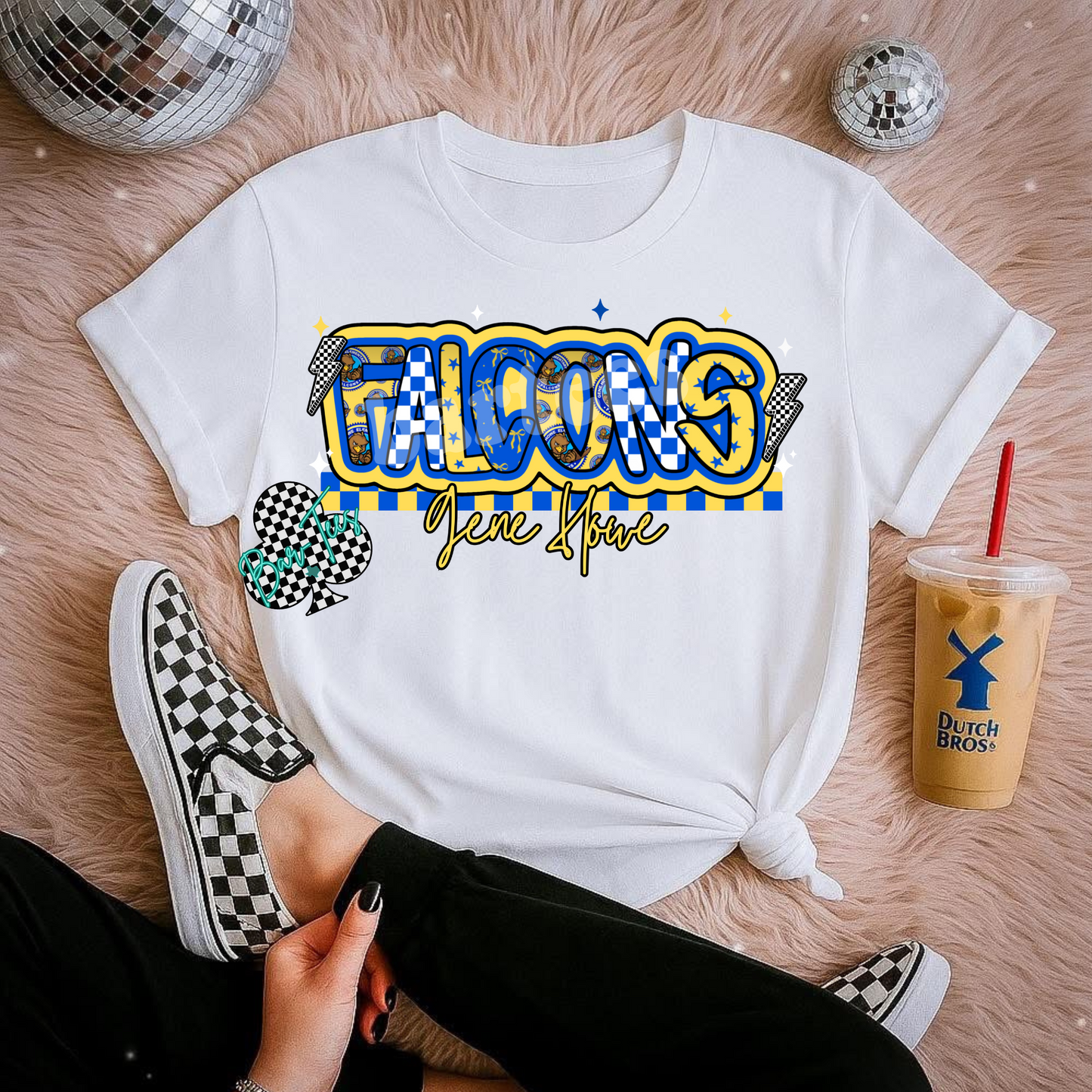 Gene Howe Falcons Mascot Font Tee/Sweatshirt Adult & Youth