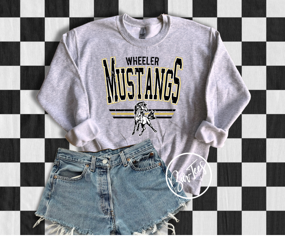 ADULT Wheeler Mustangs Retro Spirit