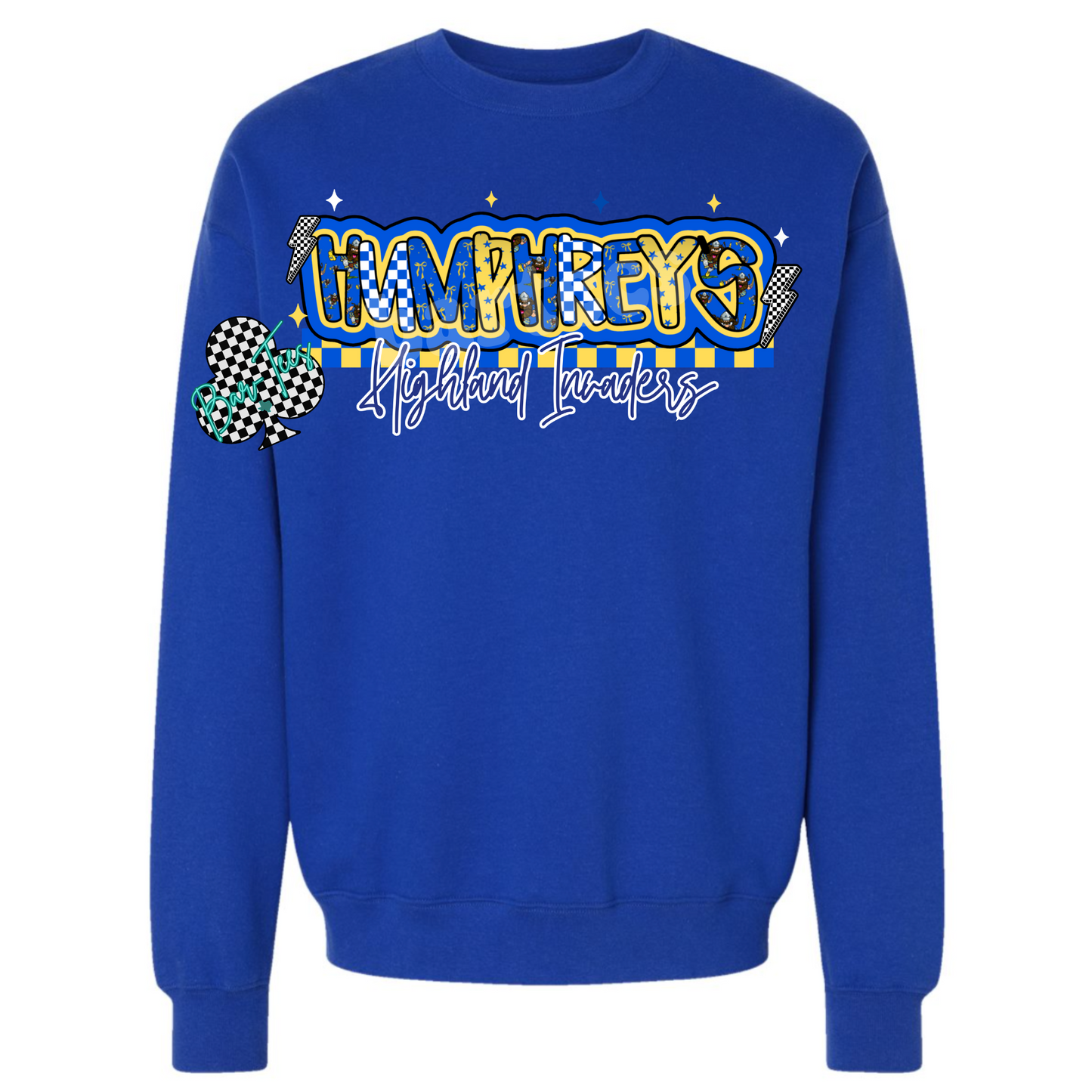 Humphrey's Highland Mascot Font Tee/Sweatshirt Adult & Youth