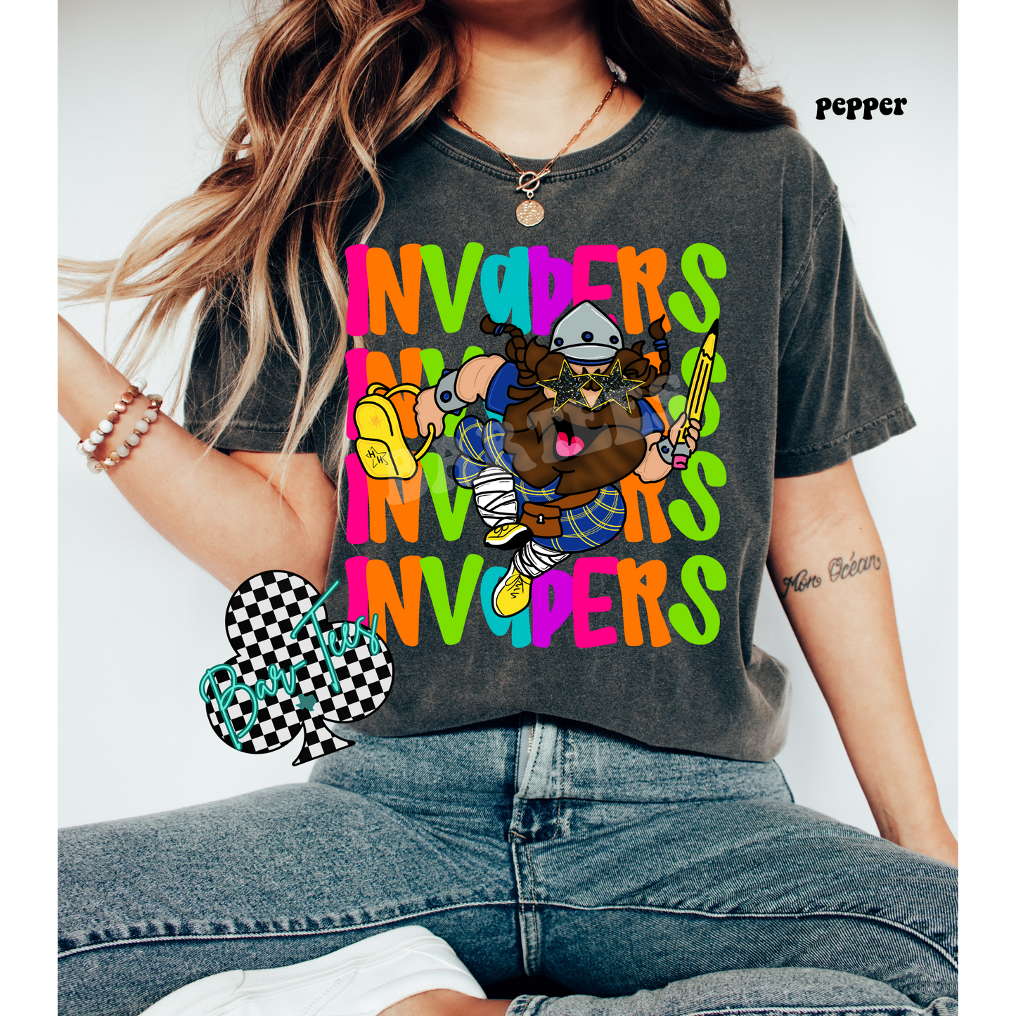 HH Invaders Bright Mascot Tee