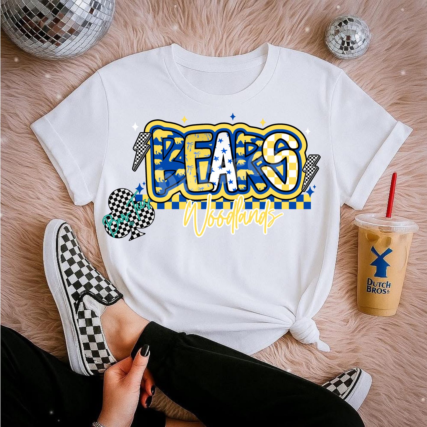 Woodlands Bears Mascot Font Tee/Sweatshirt Adult & Youth