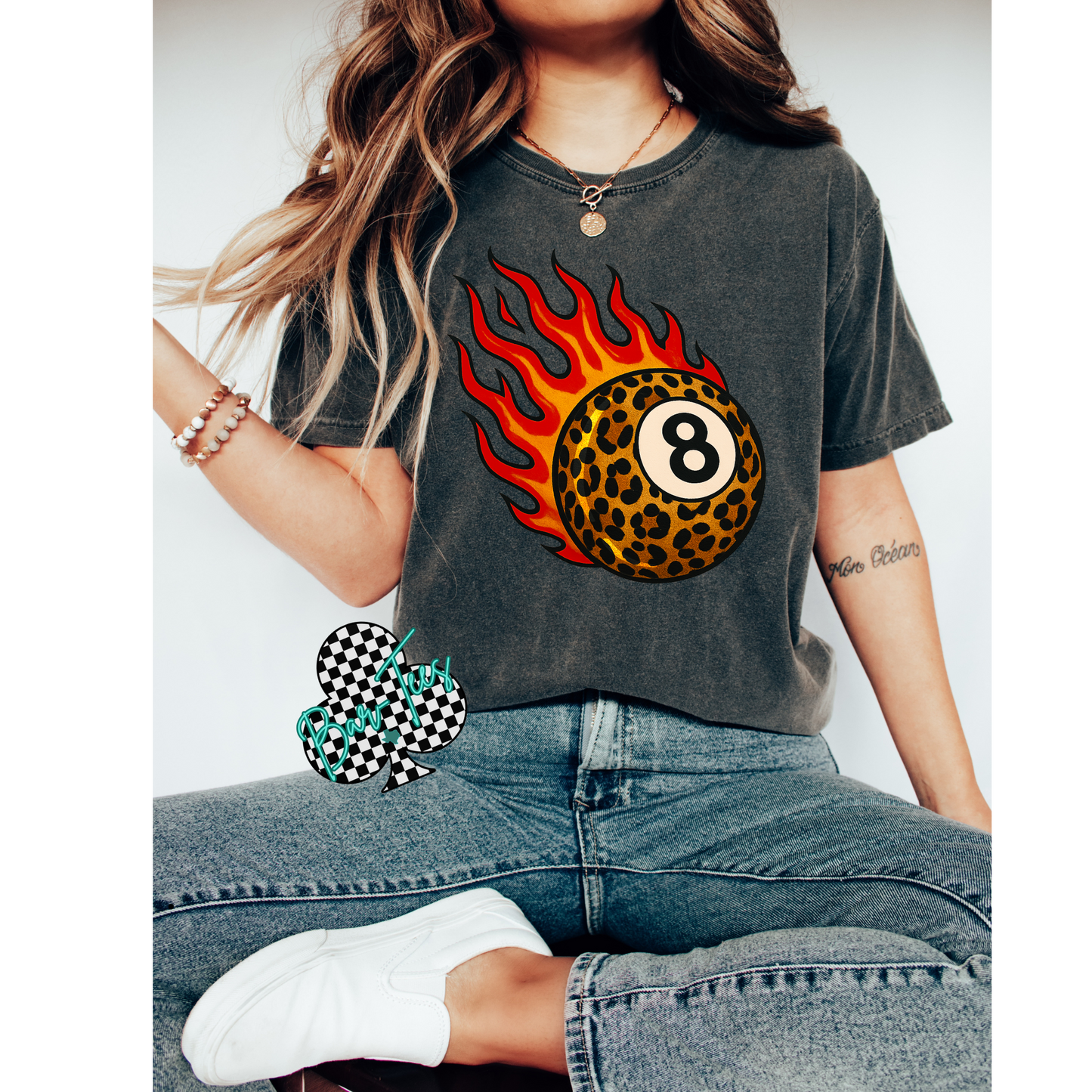 8 ball graphic tees