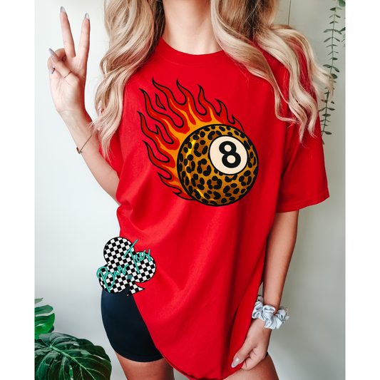 8 ball graphic tees