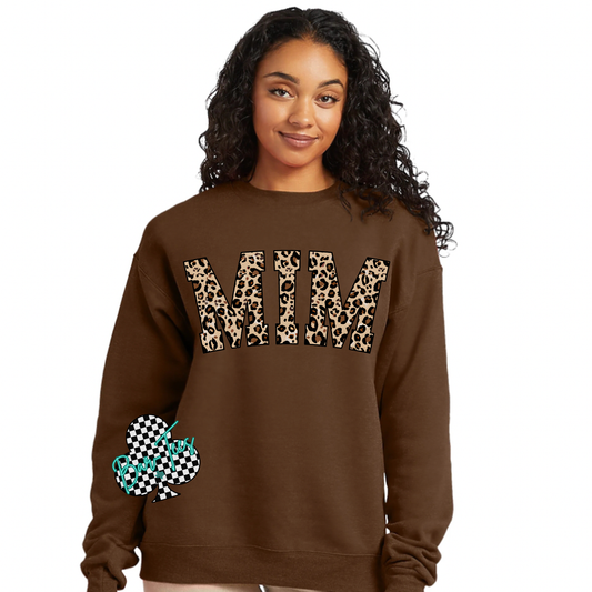 Custom Leopard Name Sweatshirt