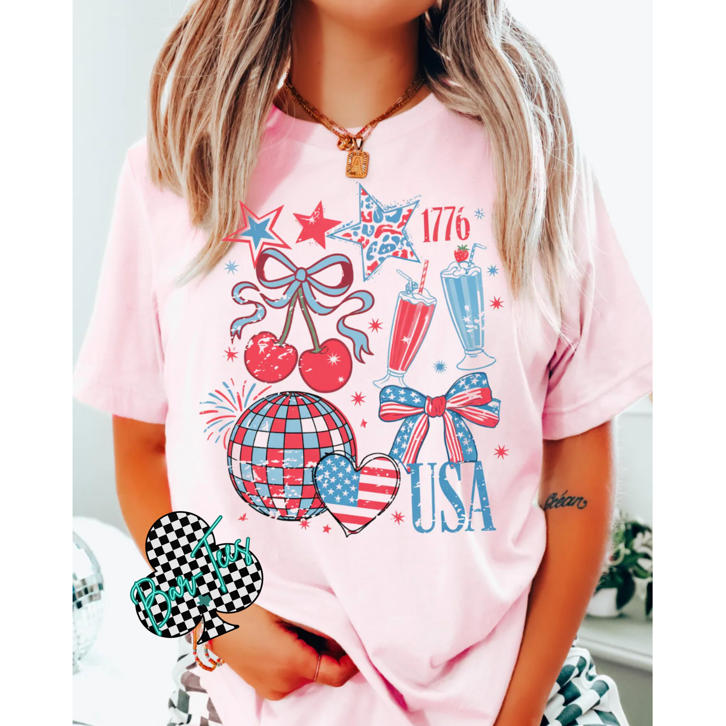 Patriotic Collage Tee