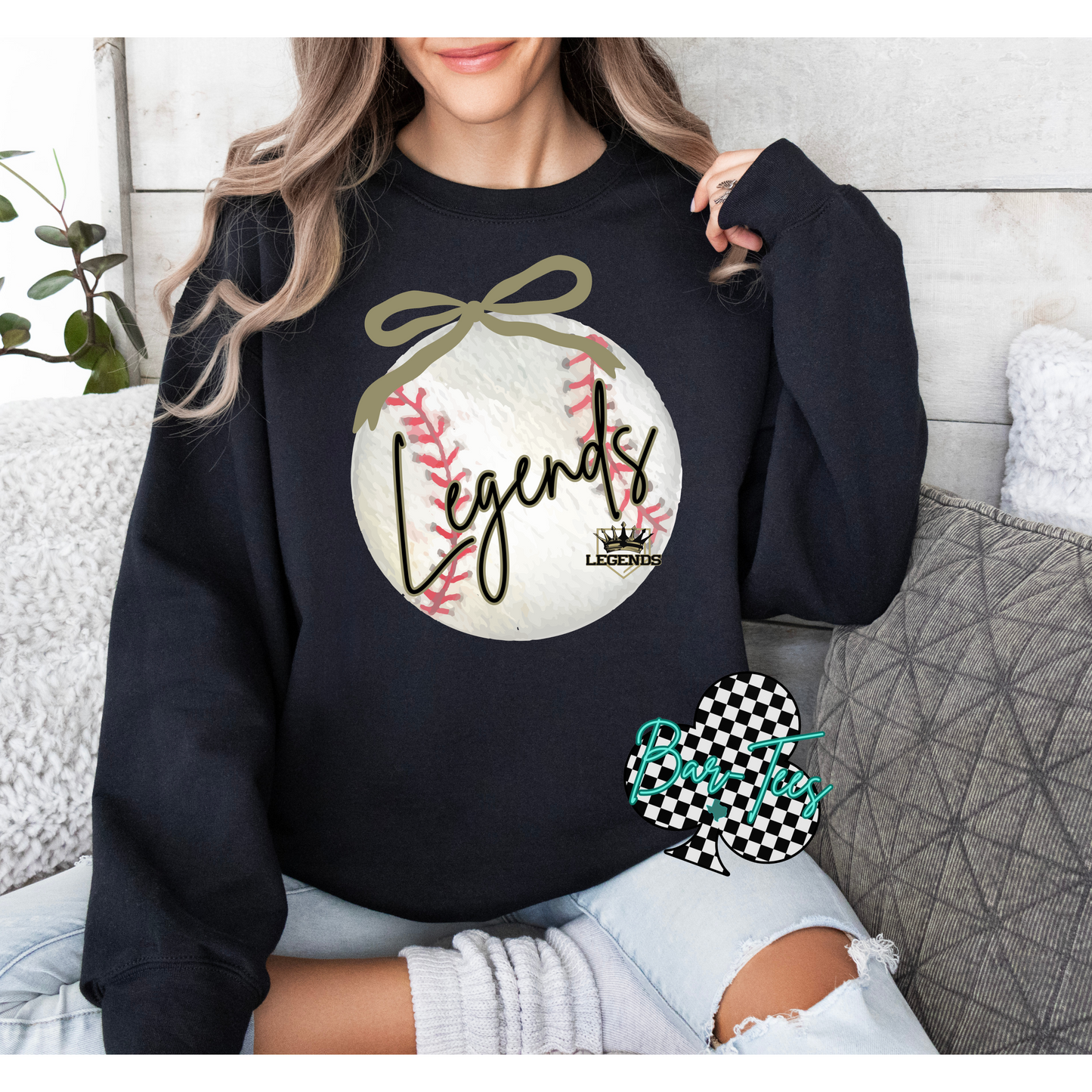 Legends Custom Baseball Tee or Sweatshirt