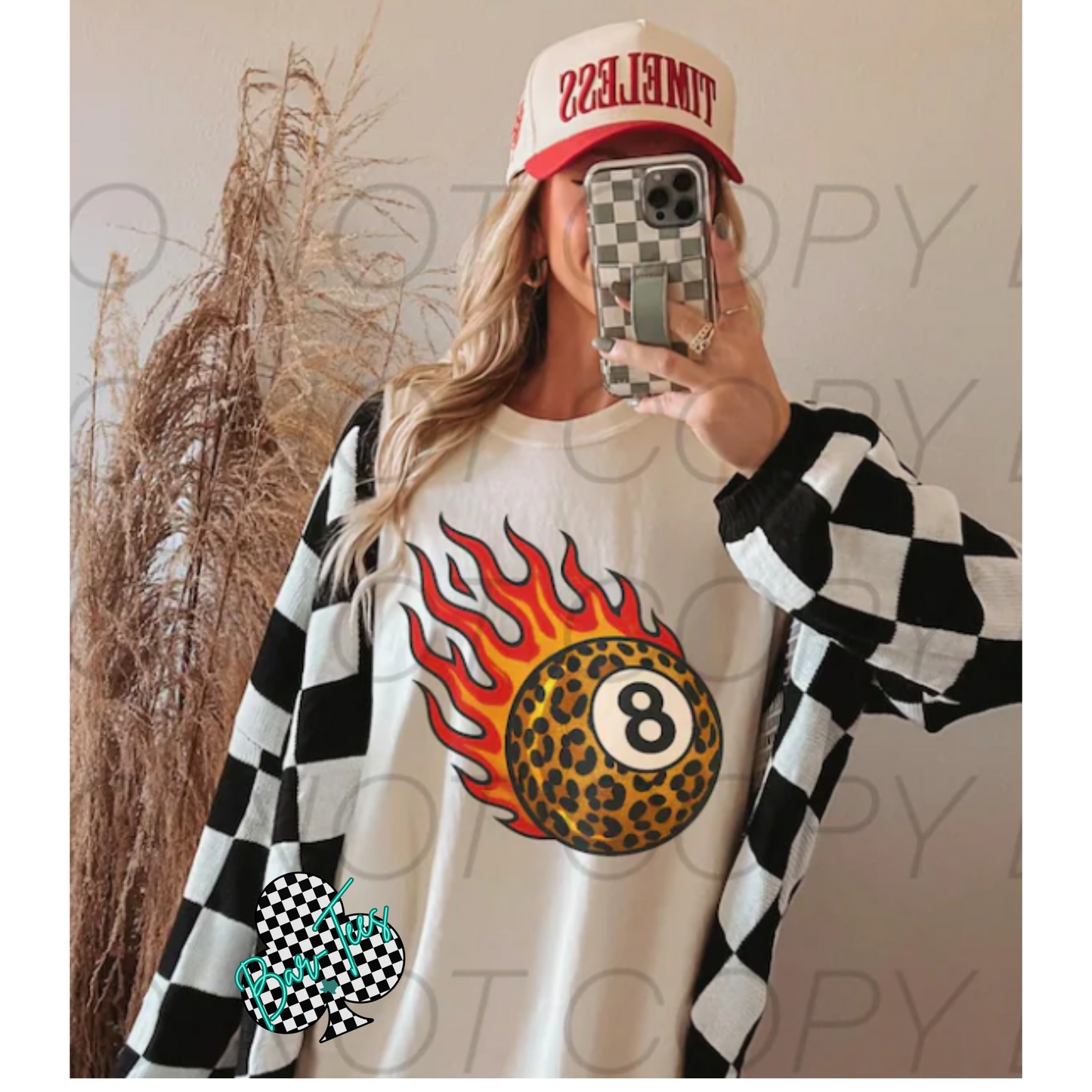 8 ball graphic tees