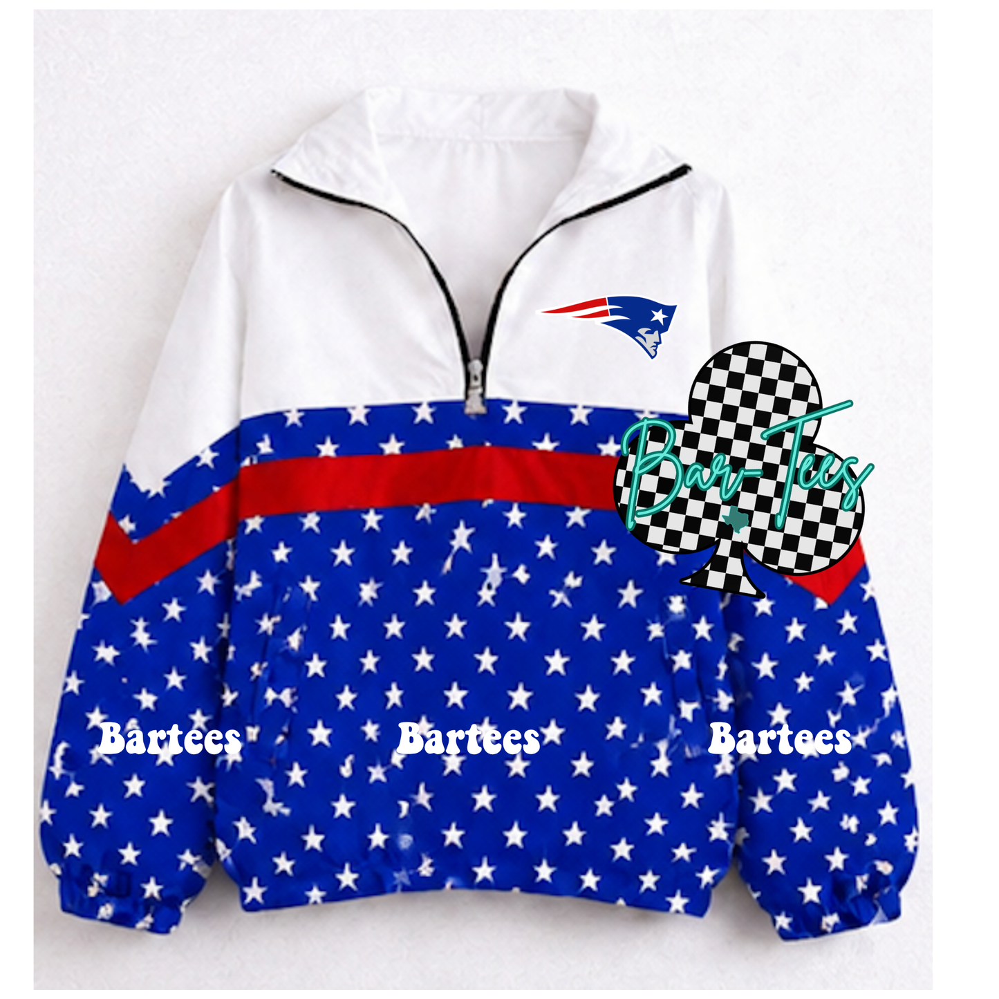 Custom Scuba Pullover with Pattern Bottom (size up 1 in adult sizes) Upload your mascot/logo