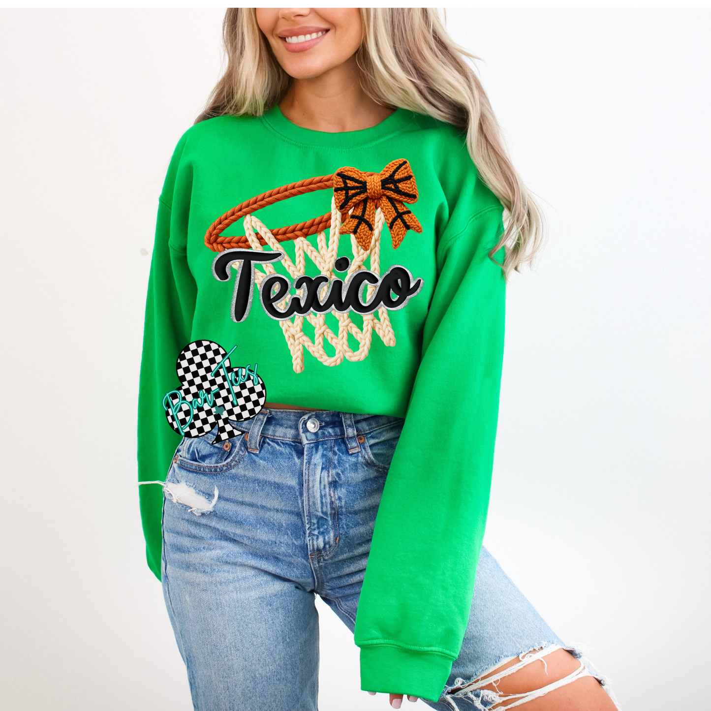 Texico Basketball Faux Yarn Design