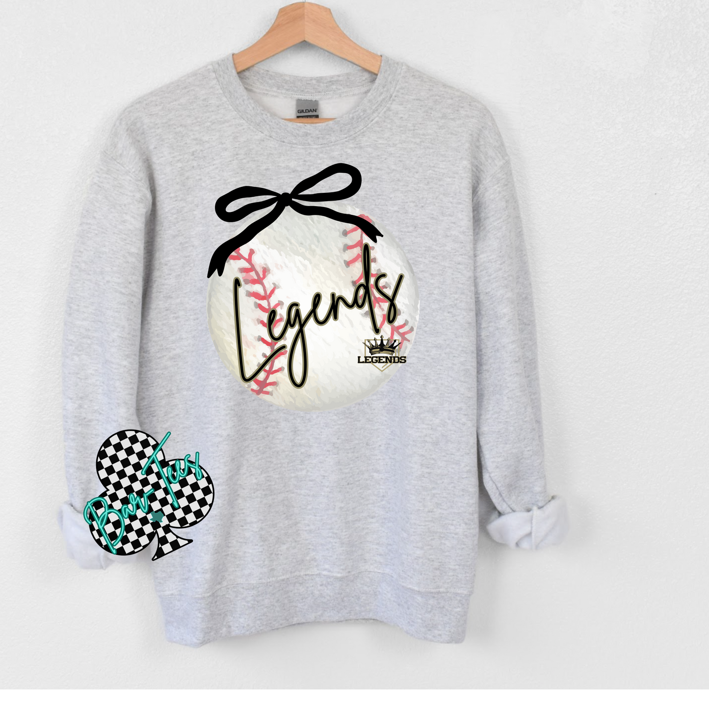 Legends Custom Baseball Tee or Sweatshirt