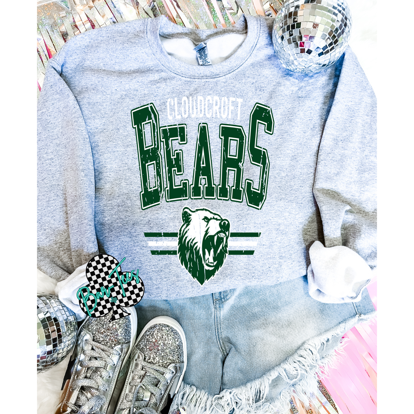 ADULT Cloudcroft Bears retro design