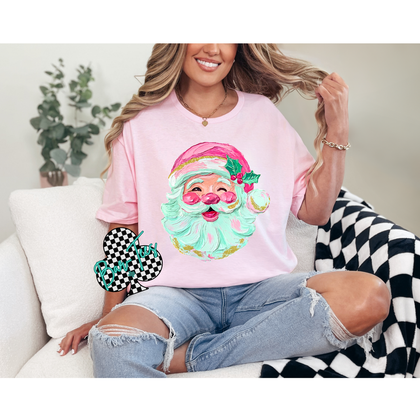 Deal of the week! Hand Painted Santa Design