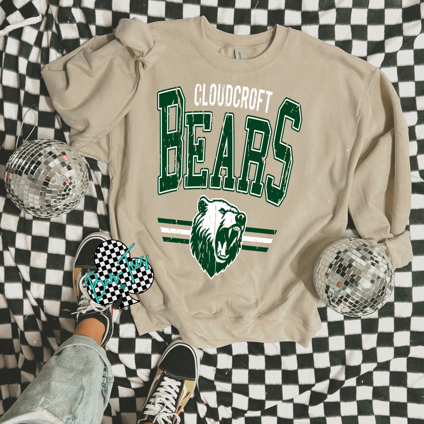 ADULT Cloudcroft Bears retro design