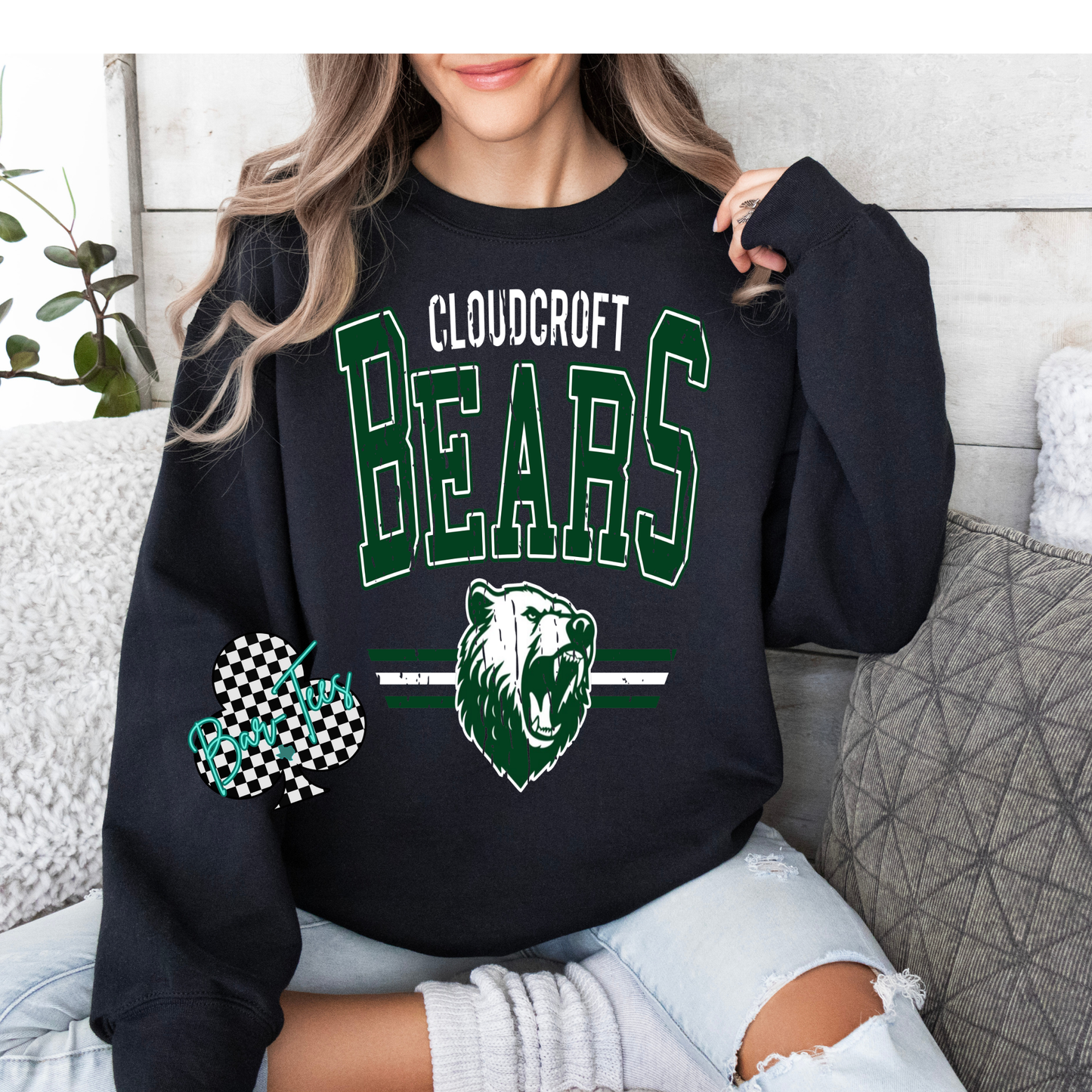 ADULT Cloudcroft Bears retro design