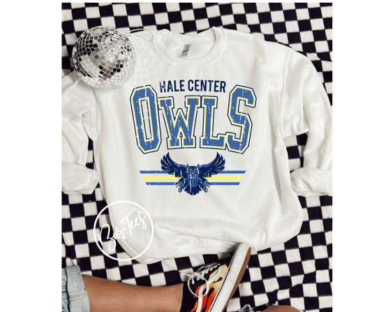 YOUTH Hale Center Owls Retro Spirit