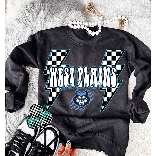 Youth West Plains Lightning Sweatshirt or Tee