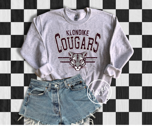 YOUTH Klondike Cougars Retro Spirit