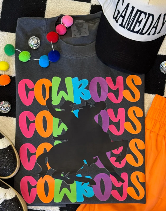 Cowboys Bright Mascot Tee